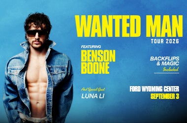 More Info for Benson Boone Wanted Man Tour 2026