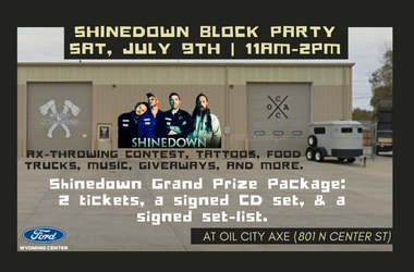 More Info for Shinedown Block Party at Oil City Axe