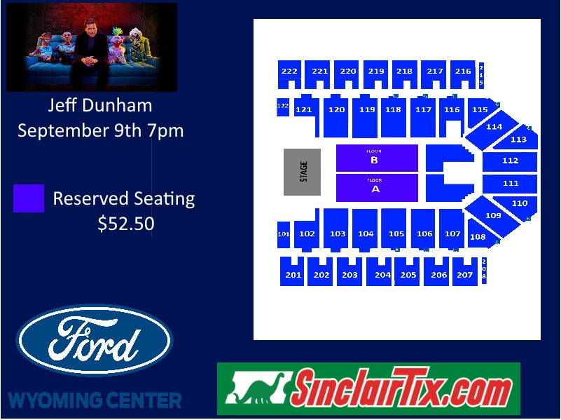 Seating Charts Ford Wyoming Center