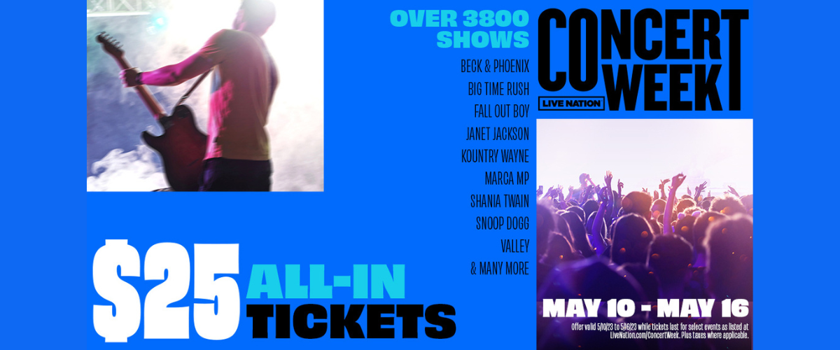 Live Nation Concert Week Ford Wyoming Center