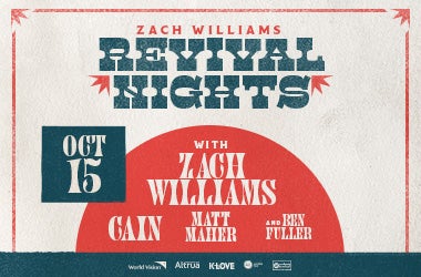 More Info for Zach Williams Revival Nights